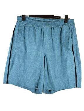Lululemon Pace Breaker Lined Shorts Heathered Teal Green 9" Men's Large
